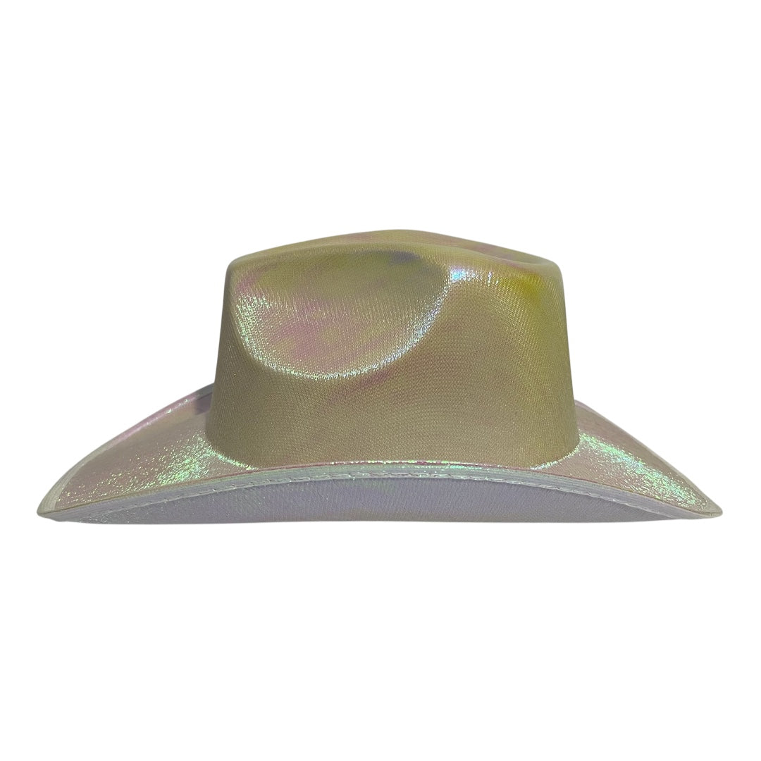Sombrero Vaquero Blanco Tornasol