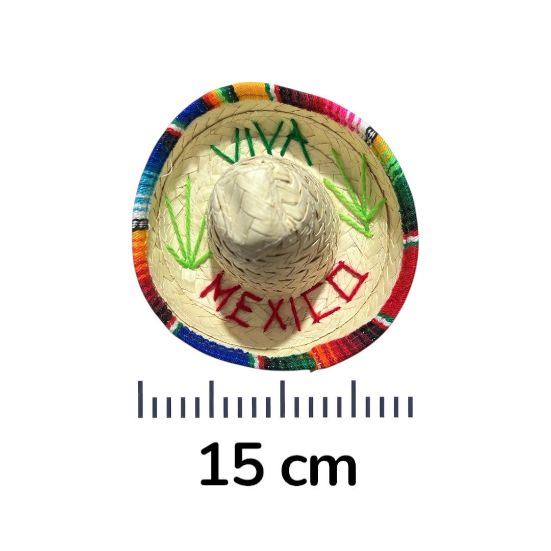 Sombrero Zapata 15cm Adorno