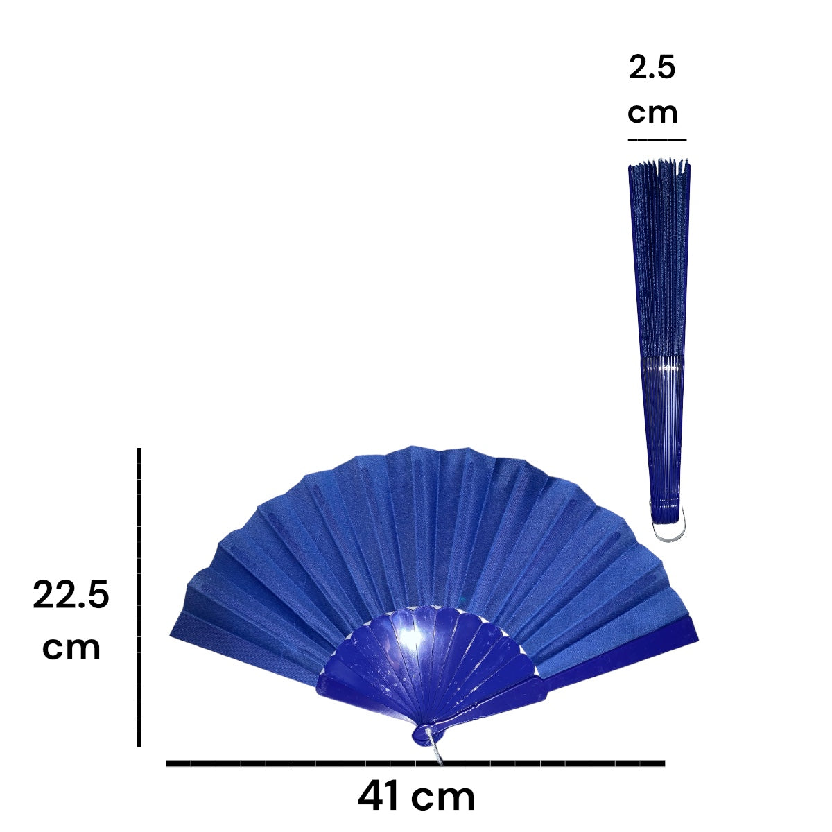 12 Abanico Colores Plastico