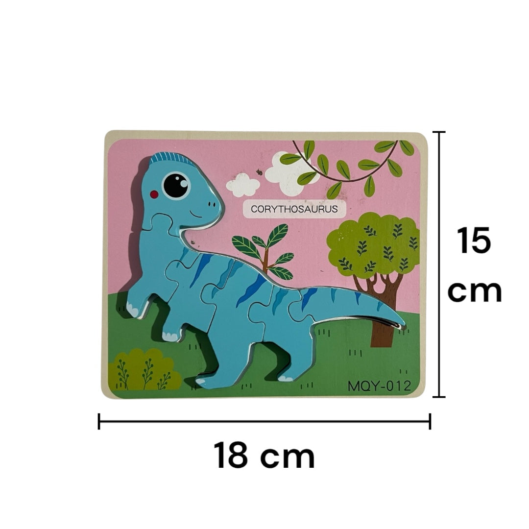 6 Rompecabeza Dinosaurio