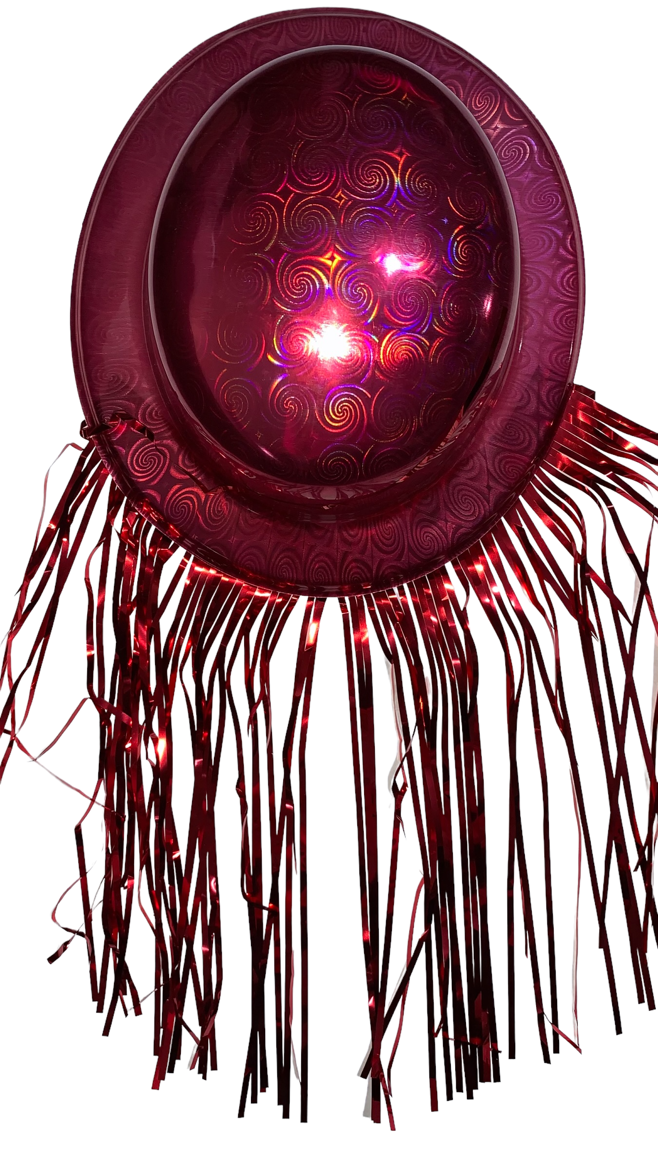 10 Bombin Peluca Metalica