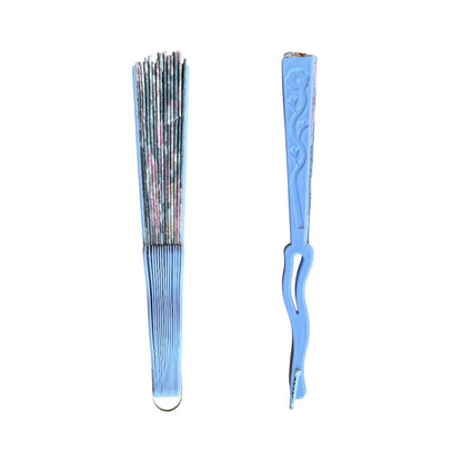 12 Abanico Plastico Flores