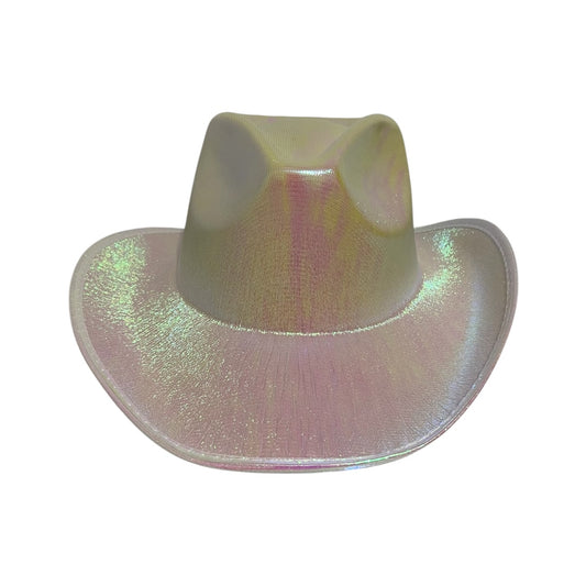 Sombrero Vaquero Blanco Tornasol