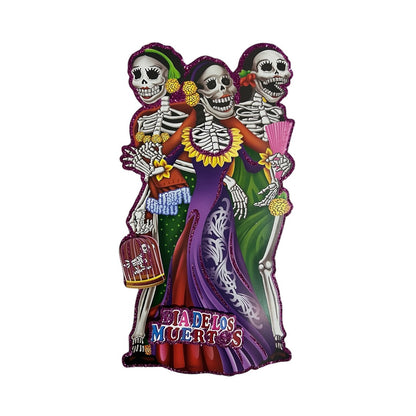 5 Adorno Dia de Muertos Mediano