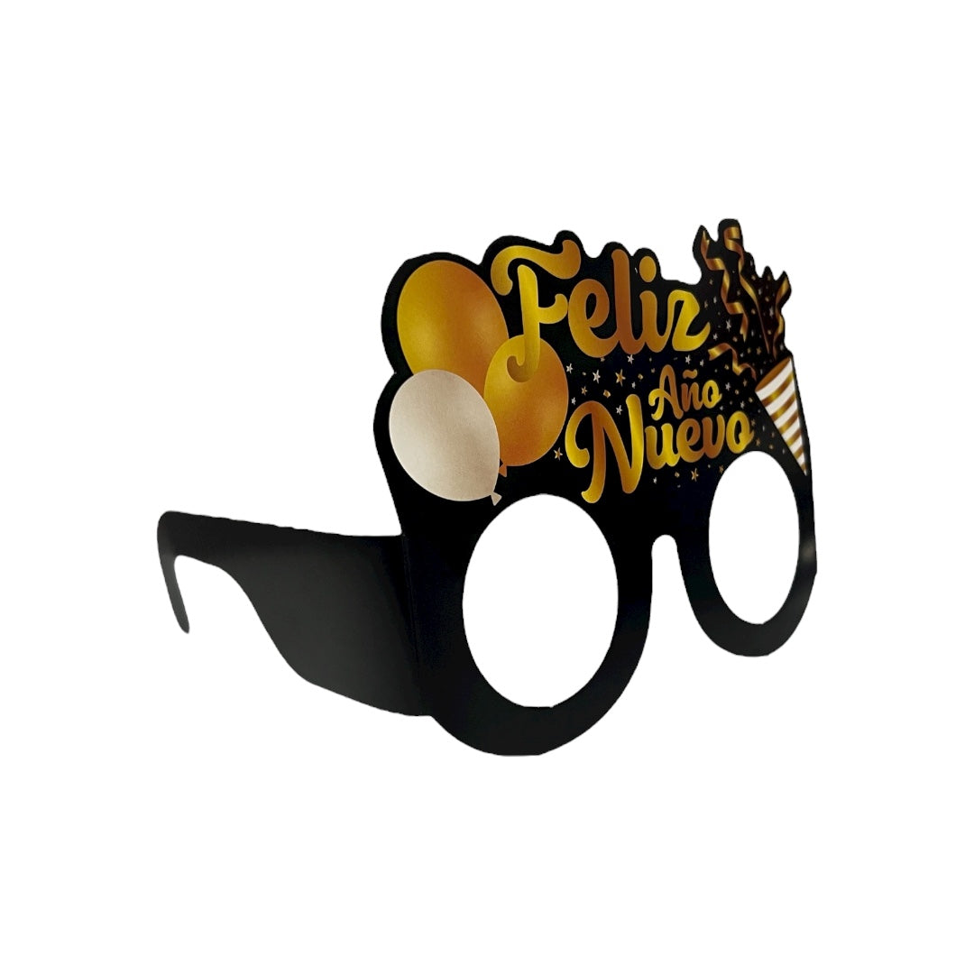 12 Antifaz Lente Año Nuevo