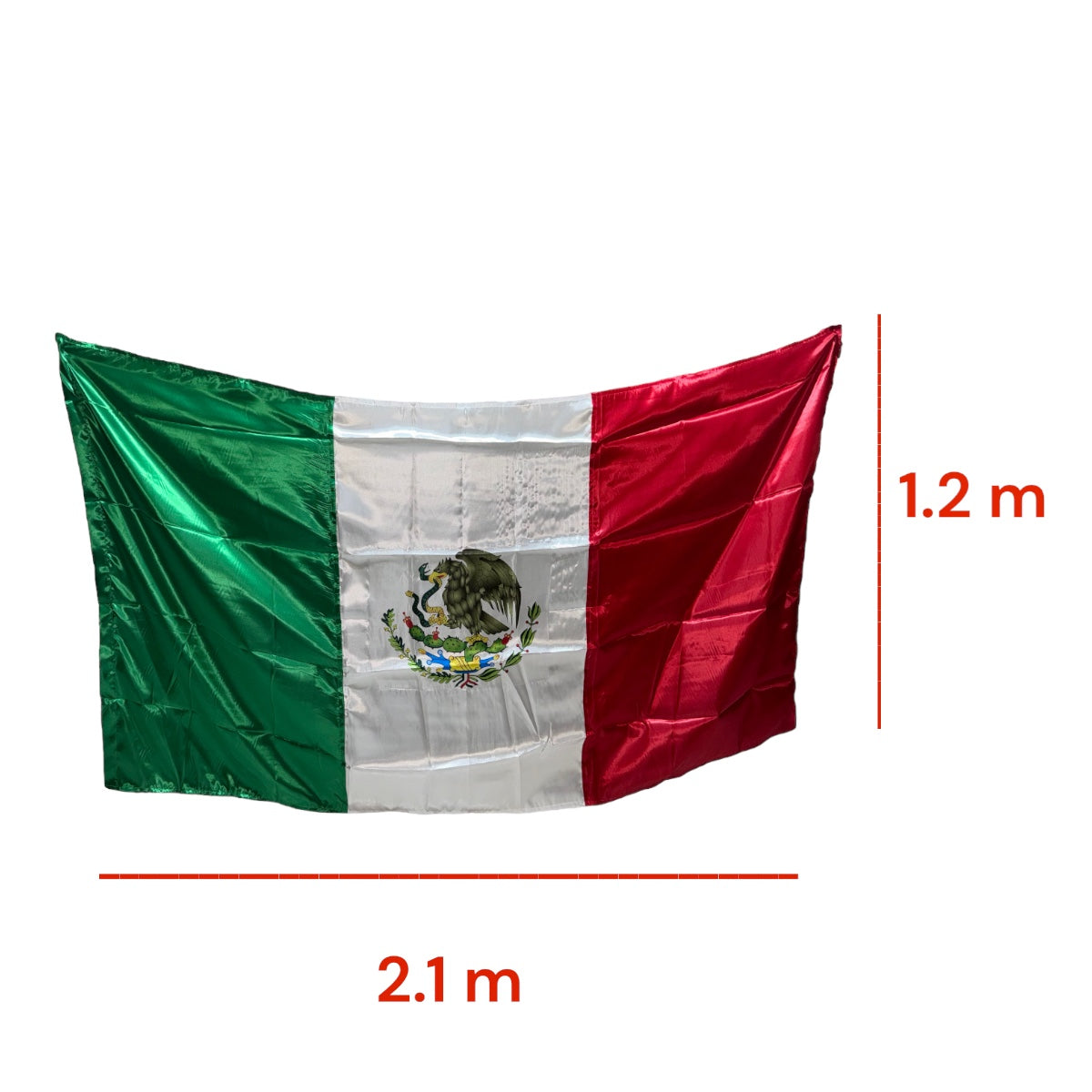 Bandera Mexico 1.2m x 2.1m