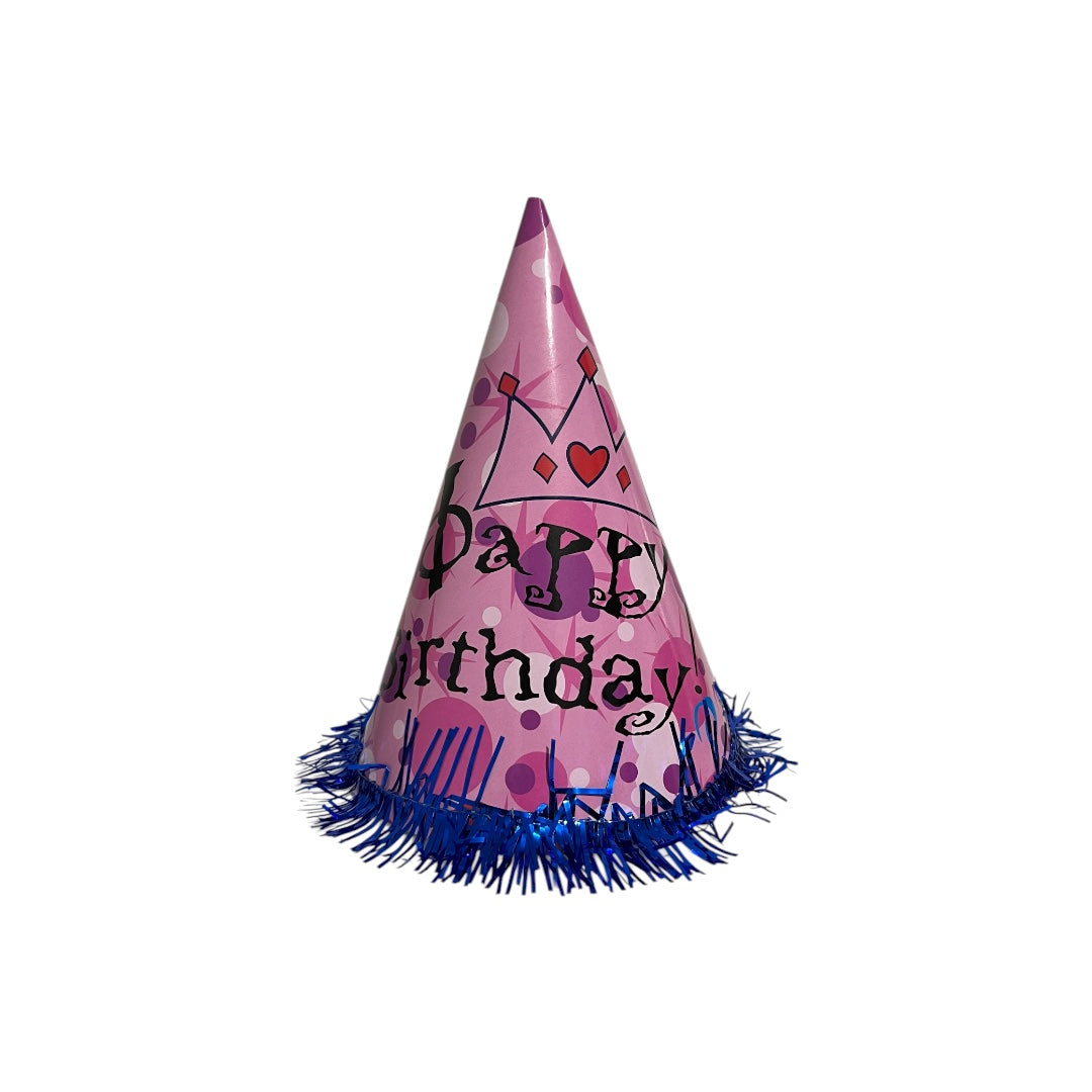 12 Sombrero Cono Cumpleaños
