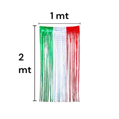 Cortina Tricolor Metalica