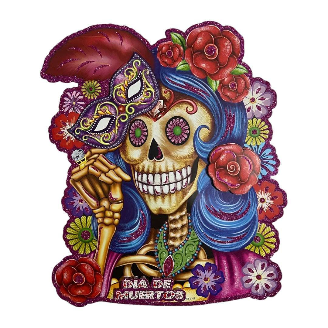 5 Adorno Dia de Muertos Grande