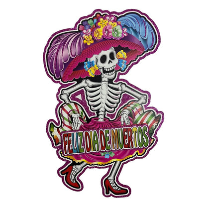 5 Adorno Dia de Muertos Grande