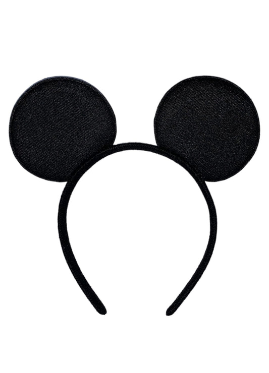 12 Diadema Mickey Mouse Negra