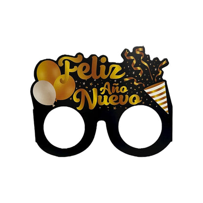 12 Antifaz Lente Año Nuevo