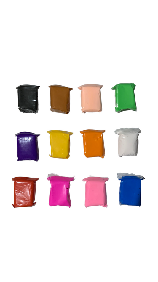 12 Boligoma Fomi Moldeable Colores