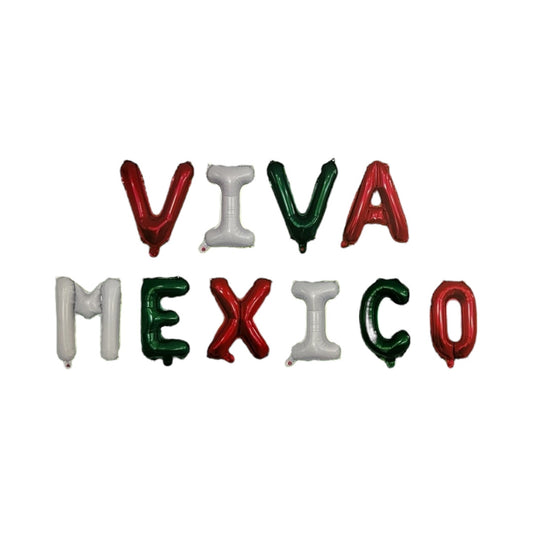 Globo Frase Viva Mexico