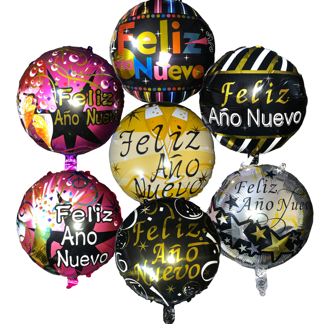 10 Globo Feliz Año Nuevo