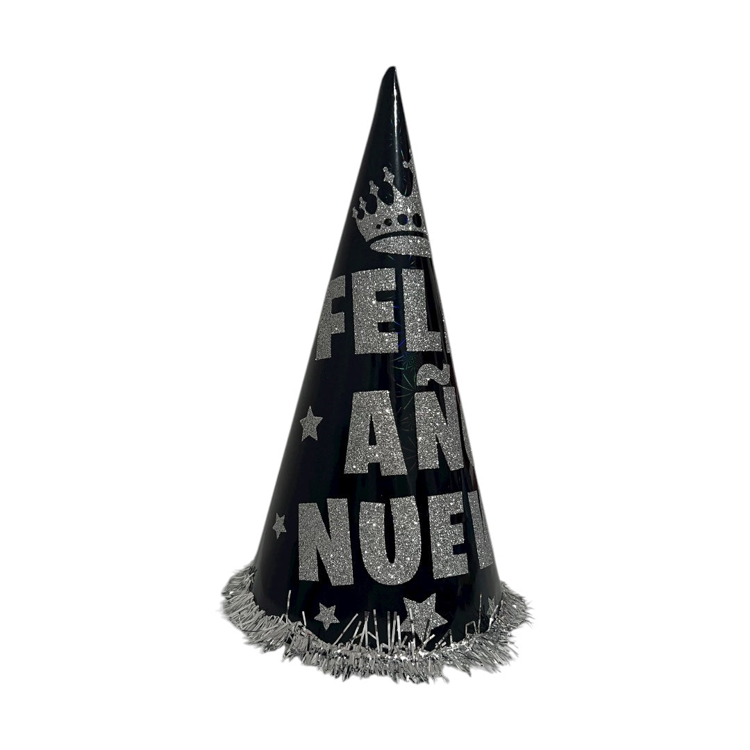 12 Gorro Cono Feliz Año Nuevo