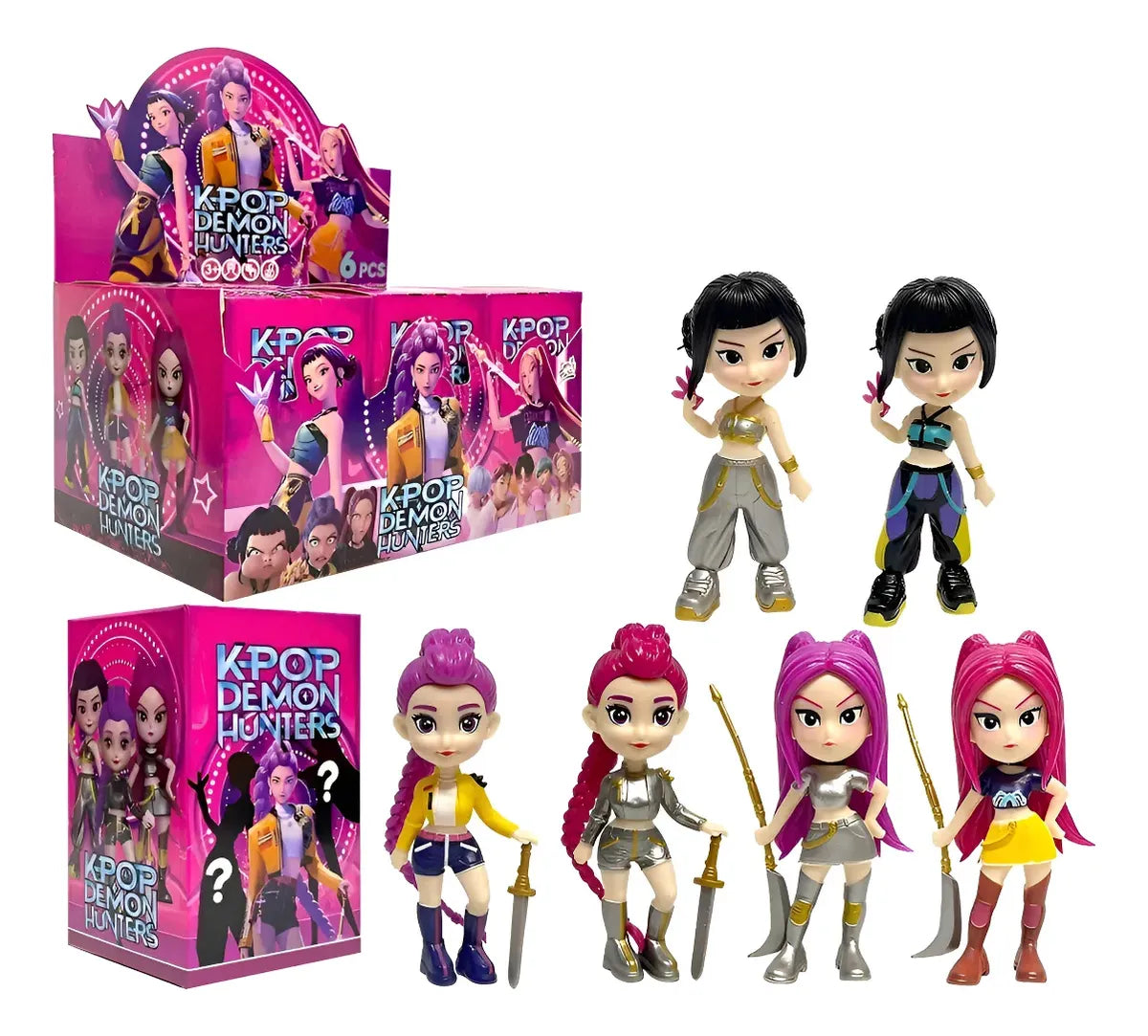 Caja Guerreras Kpop 6 pz