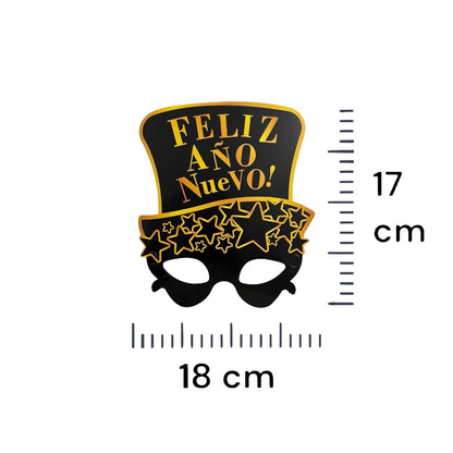 12 Antifaz Feliz Año