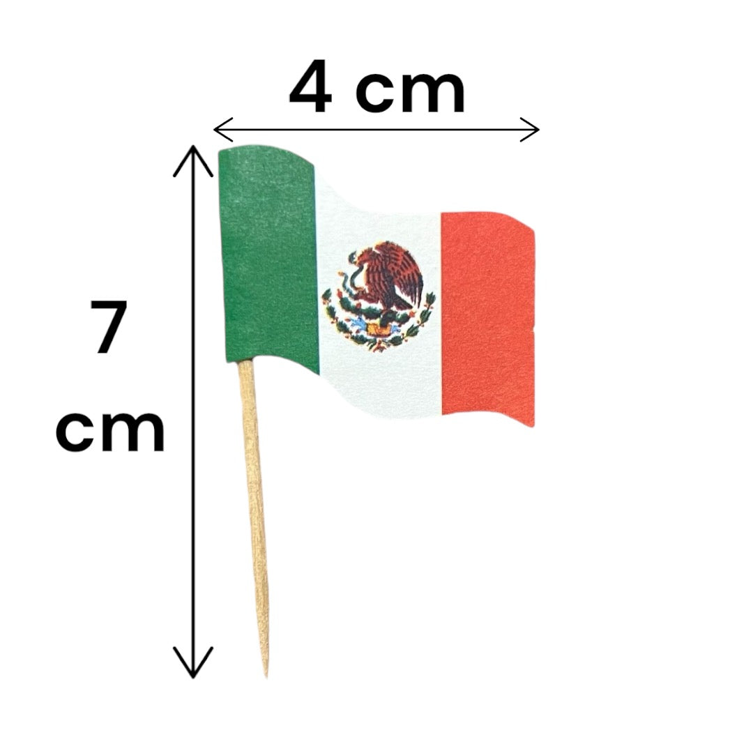 24 Palillo Bandera Mexico