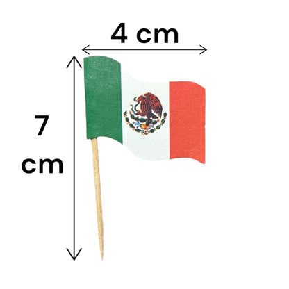 24 Palillo Bandera Mexico