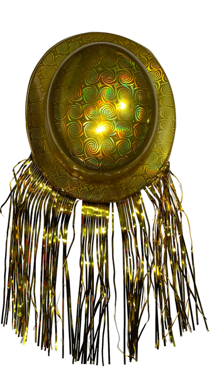10 Bombin Peluca Metalica