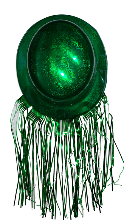 10 Bombin Peluca Metalica
