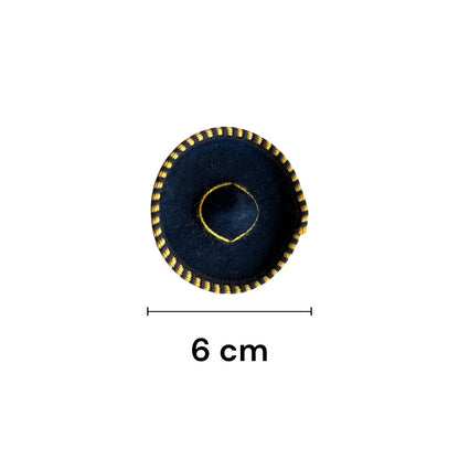 12 Sombrero Charro Adorno Jaripeo 6cm