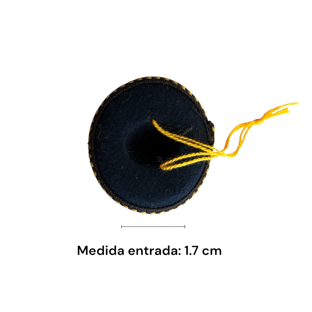 12 Sombrero Charro Adorno Jaripeo 6cm