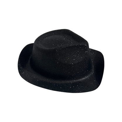 12 Sombrero Vaquero Diamantina Plastico