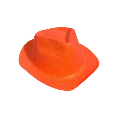 12 Sombrero Vaquero Colores Plastico