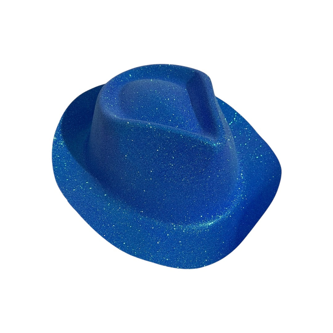 12 Sombrero Vaquero Colores Plastico
