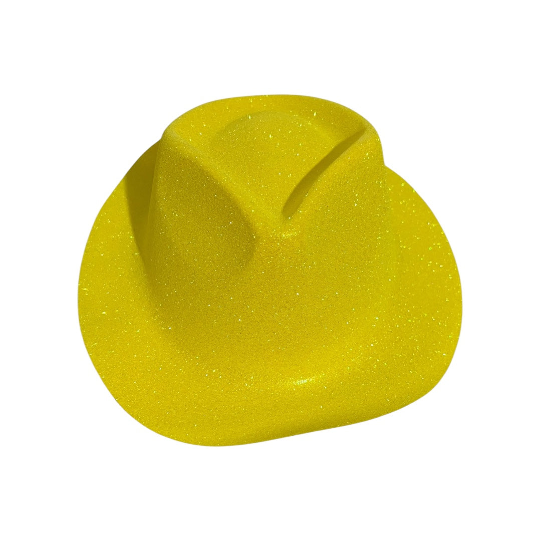 12 Sombrero Vaquero Colores Plastico