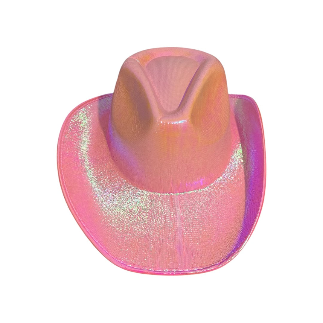 Vaquerita Rosa Sombrero Vaquero Rosa Tornasol – Sombreros y Fiesta Mexico