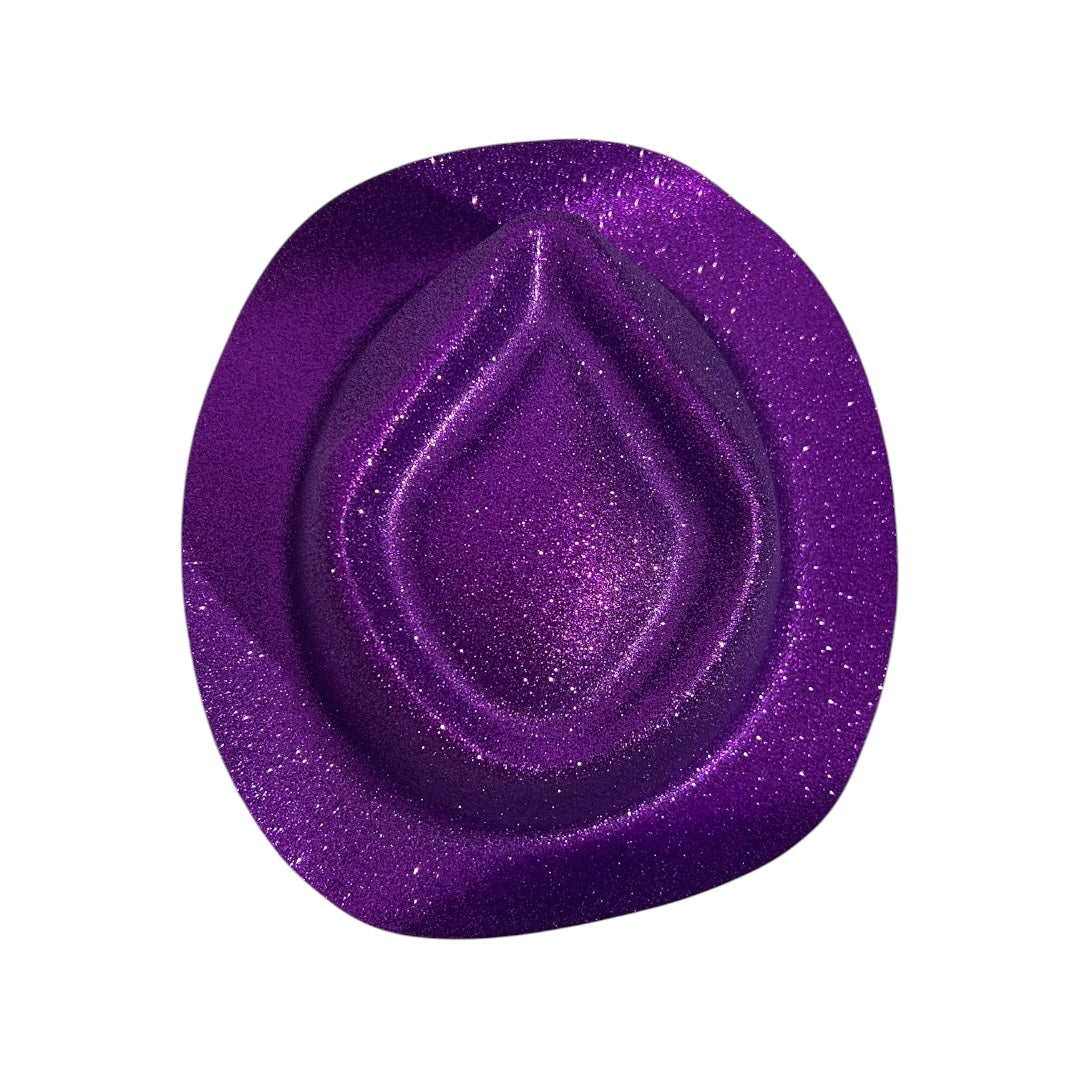 12 Sombrero Vaquero Diamantina Plastico