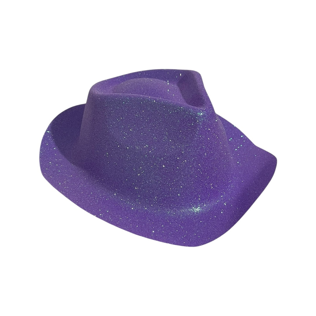12 Sombrero Vaquero Colores Plastico