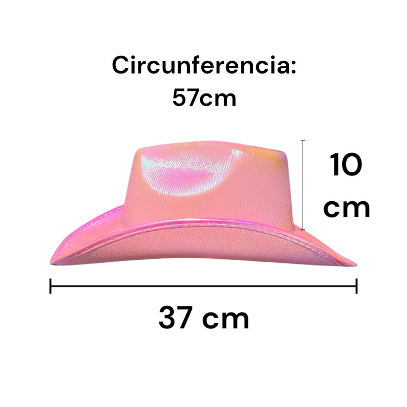 Sombrero Vaquero Rosa Tornasol – Sombreros y Fiesta Mexico