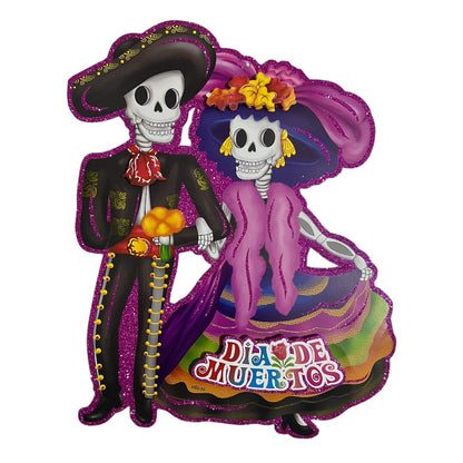 5 Adorno Dia de Muertos Grande