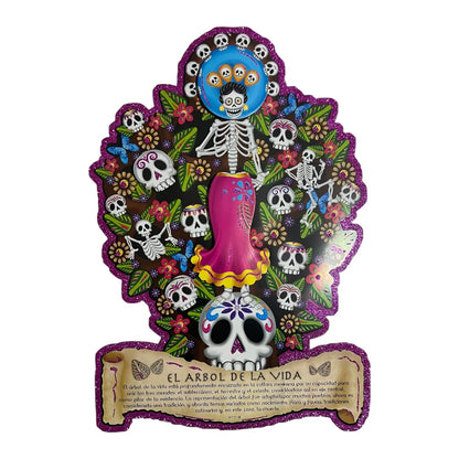 5 Adorno Dia de Muertos Grande