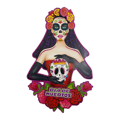 5 Adorno Dia de Muertos Grande